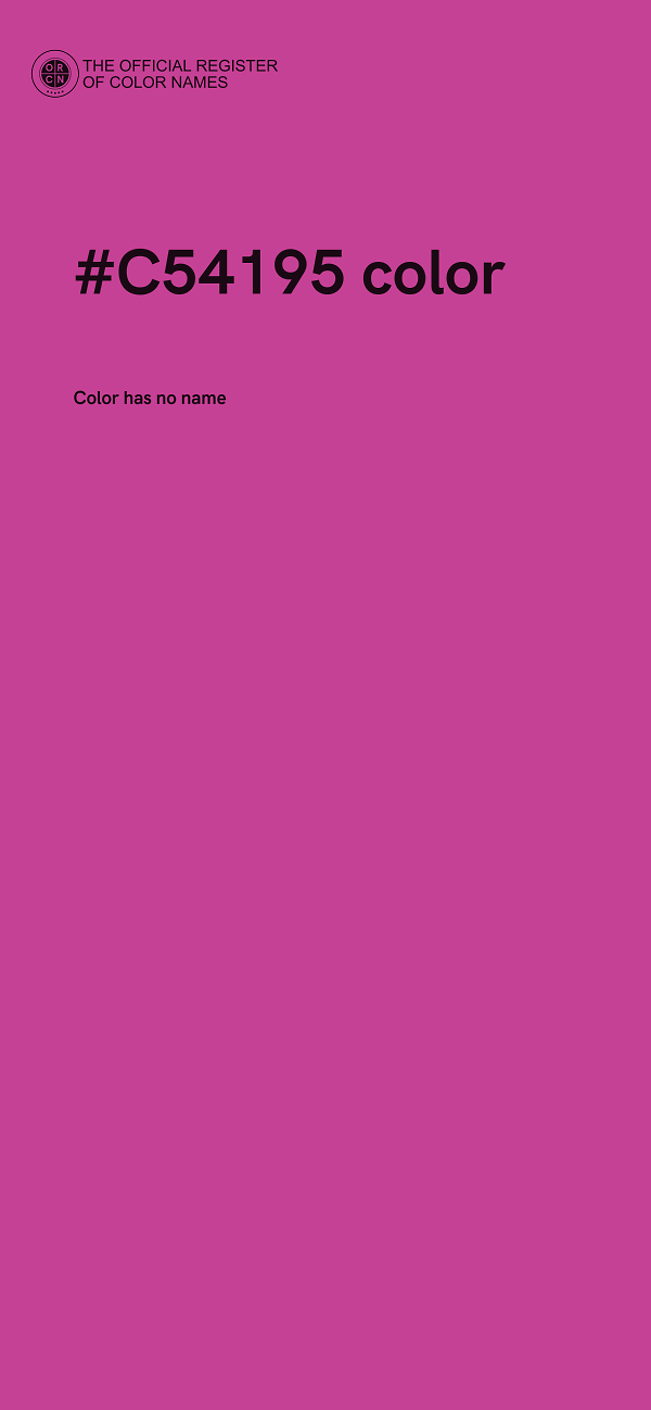 #C54195 color image