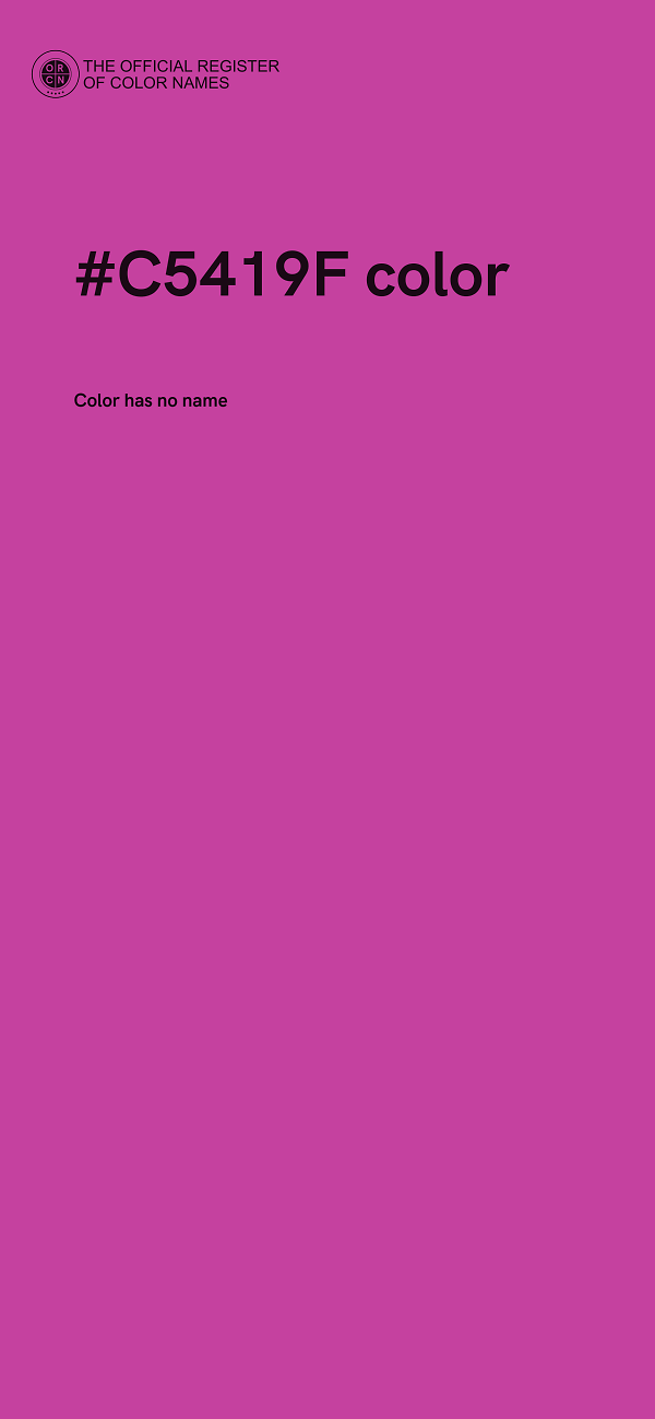#C5419F color image