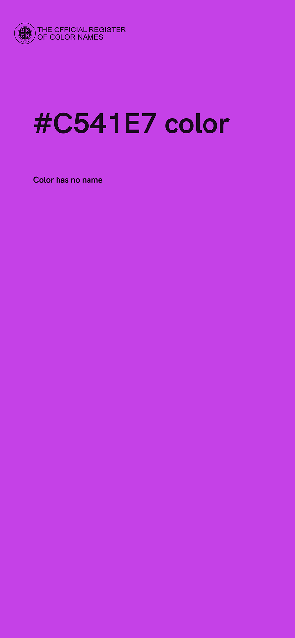 #C541E7 color image