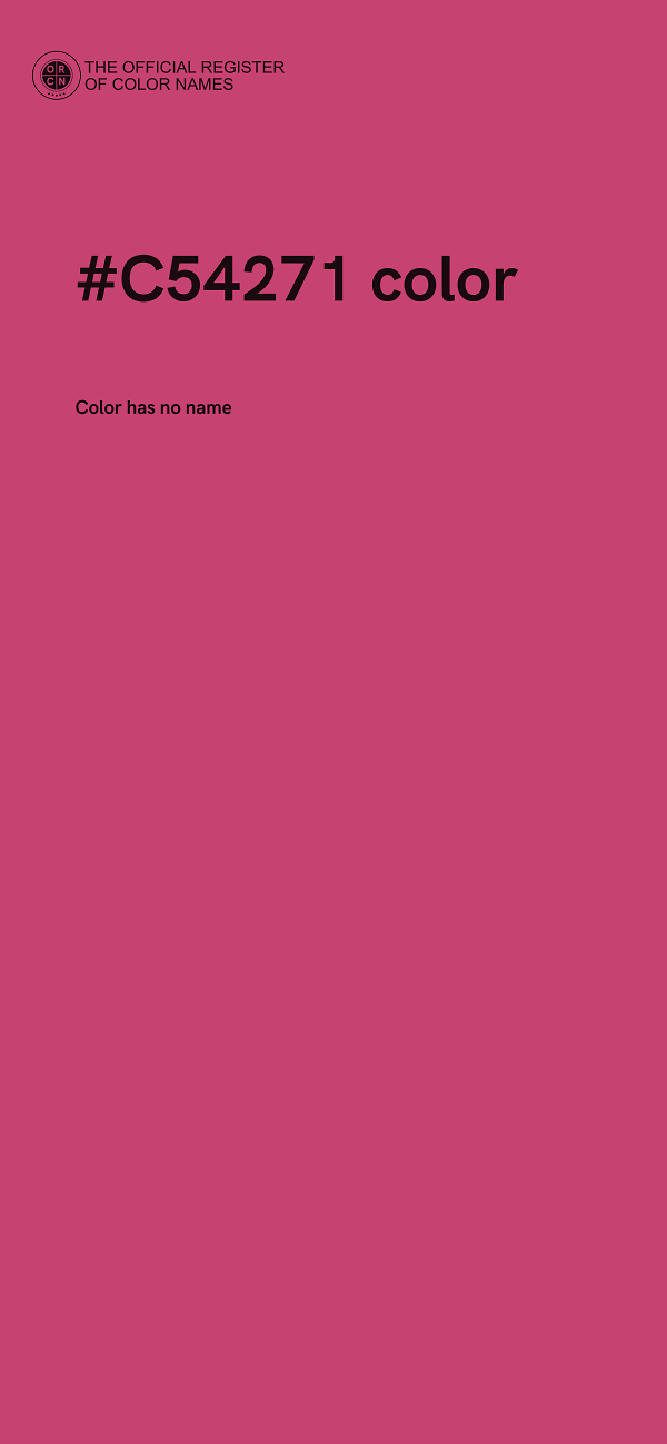 #C54271 color image