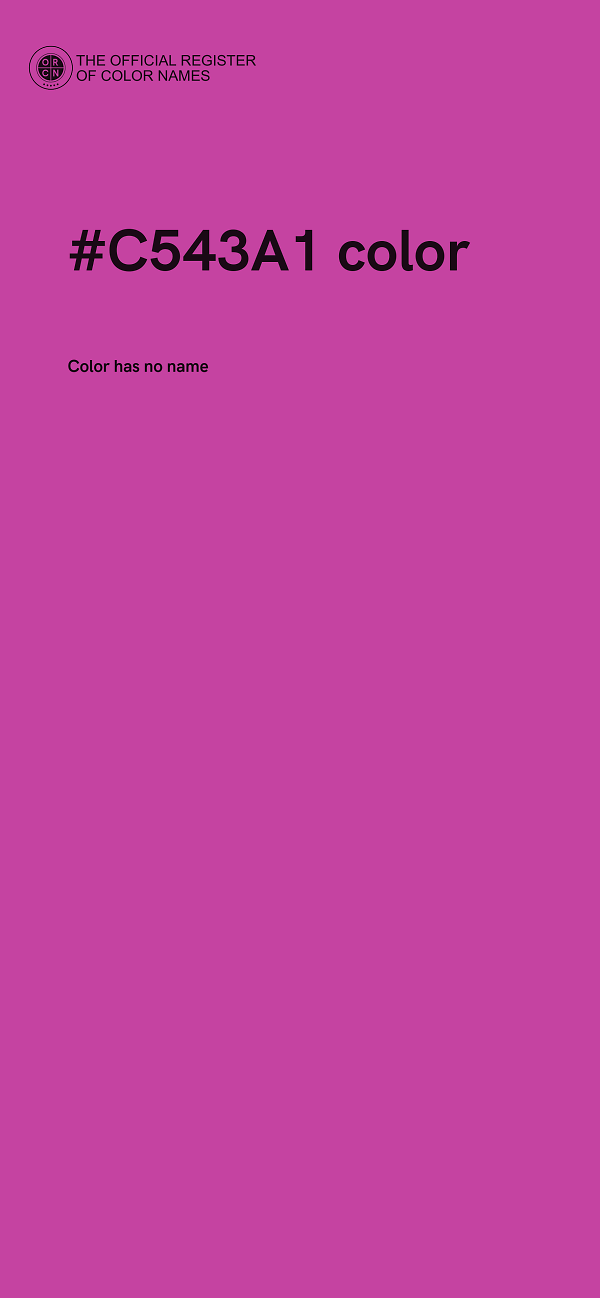 #C543A1 color image
