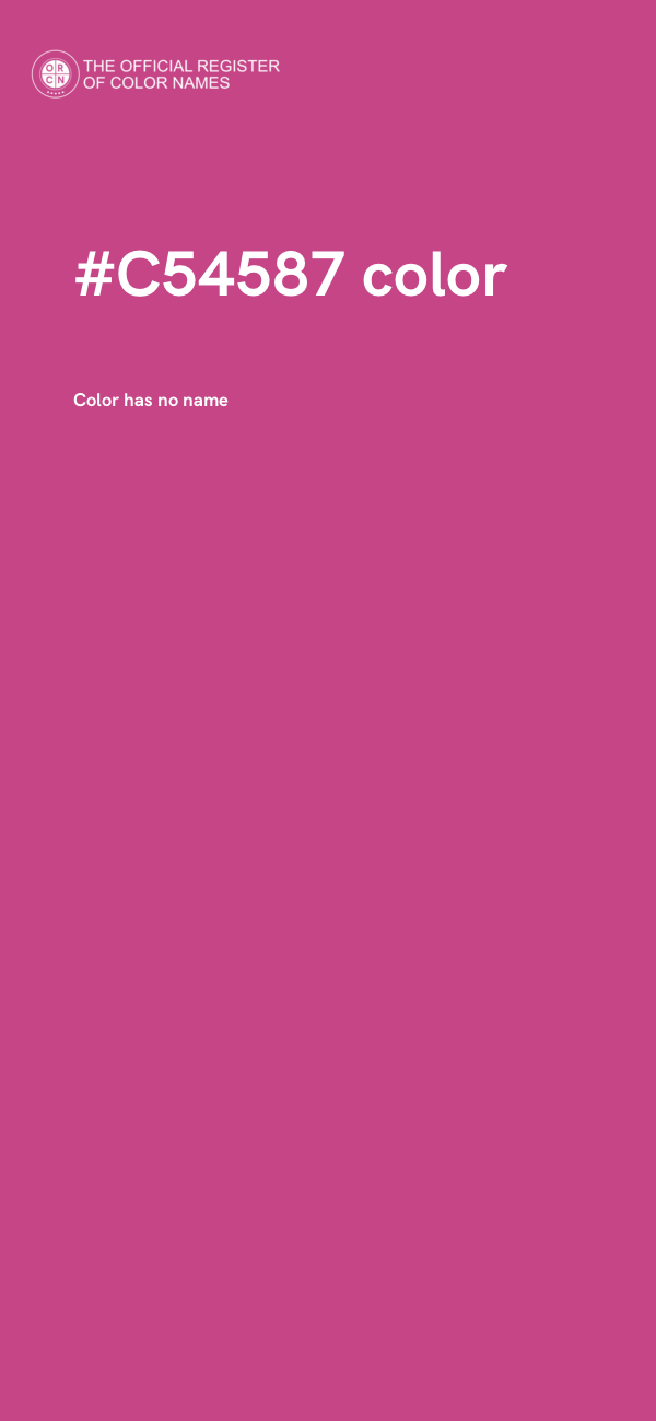 #C54587 color image
