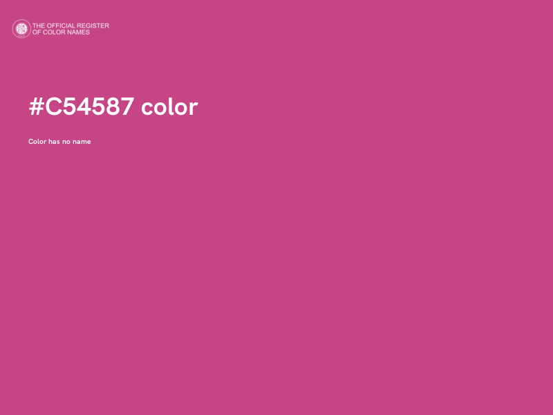 #C54587 color image