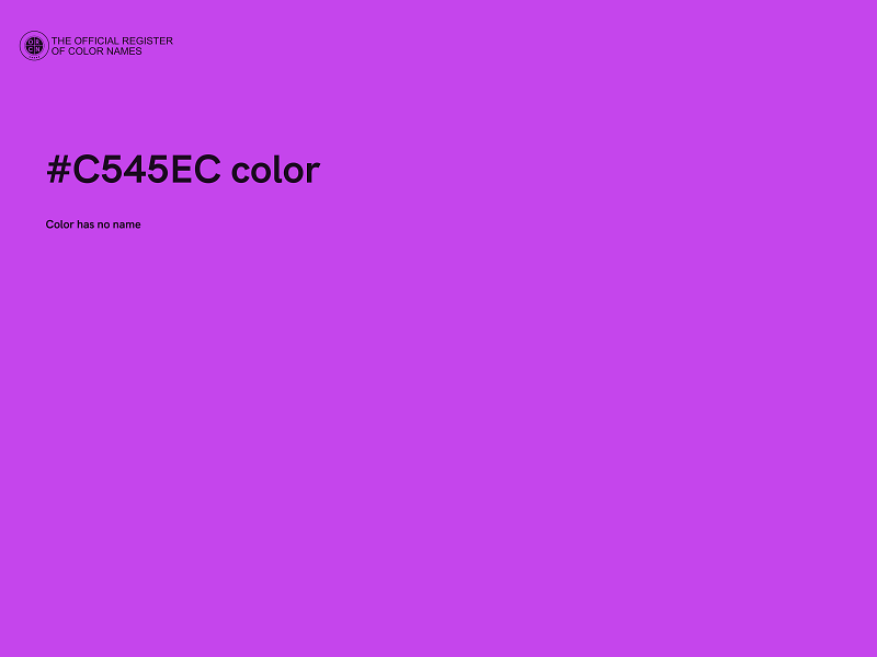 #C545EC color image