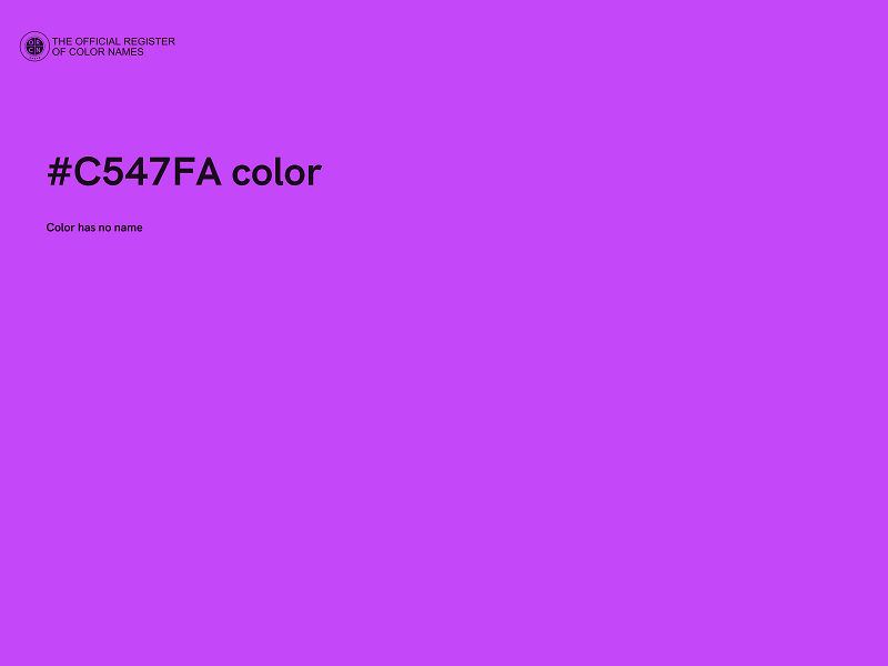 #C547FA color image