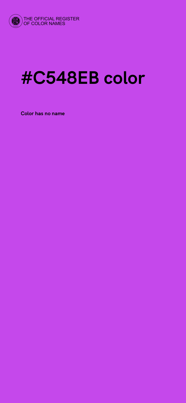 #C548EB color image