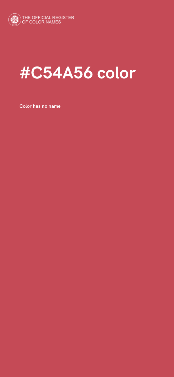 #C54A56 color image