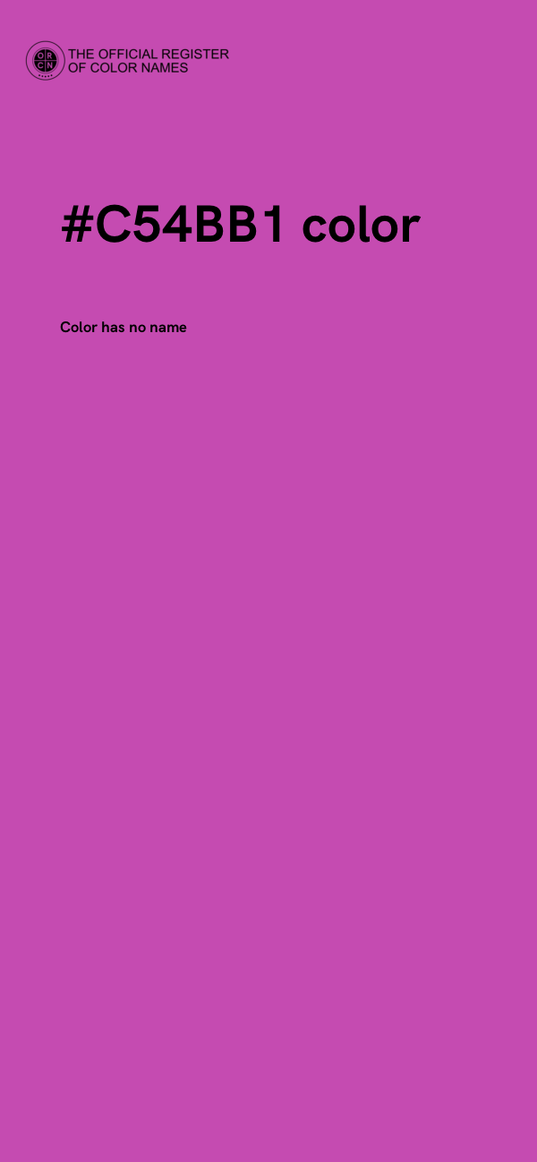 #C54BB1 color image