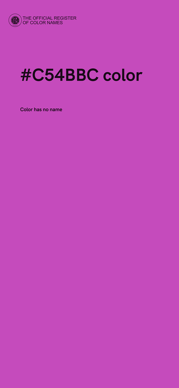 #C54BBC color image