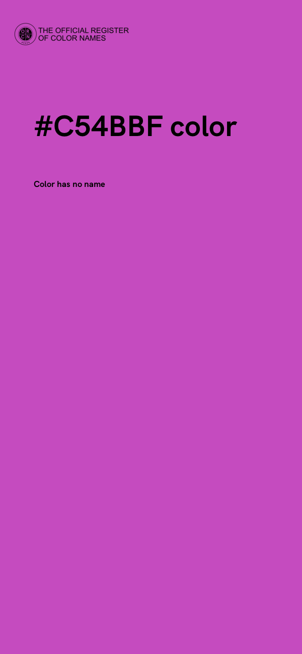 #C54BBF color image