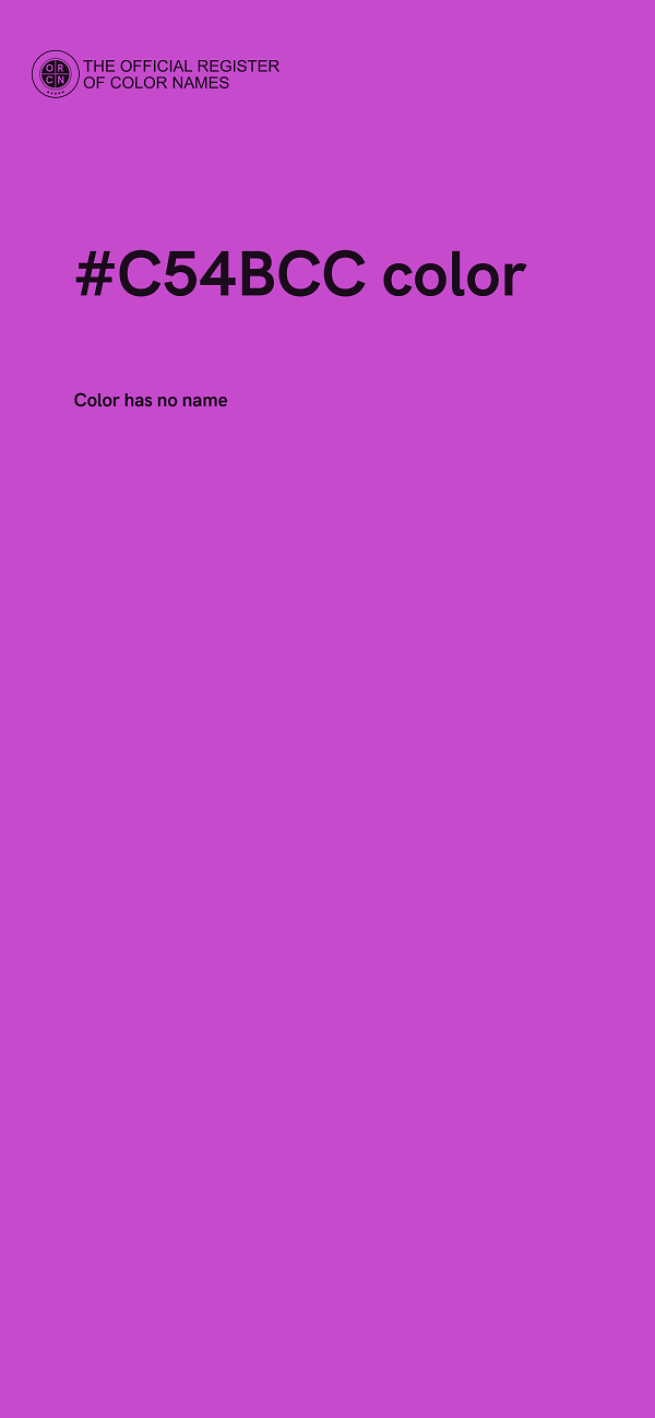 #C54BCC color image