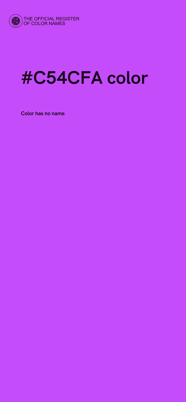 #C54CFA color image