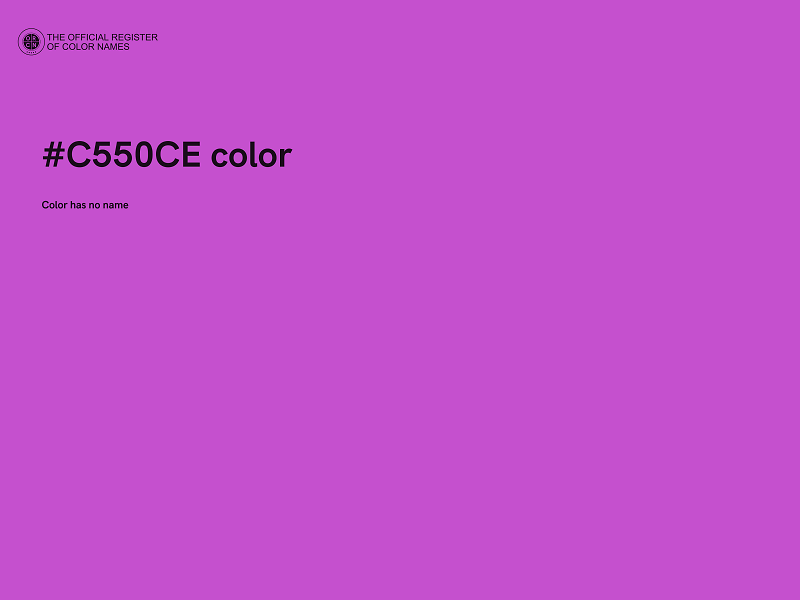 #C550CE color image