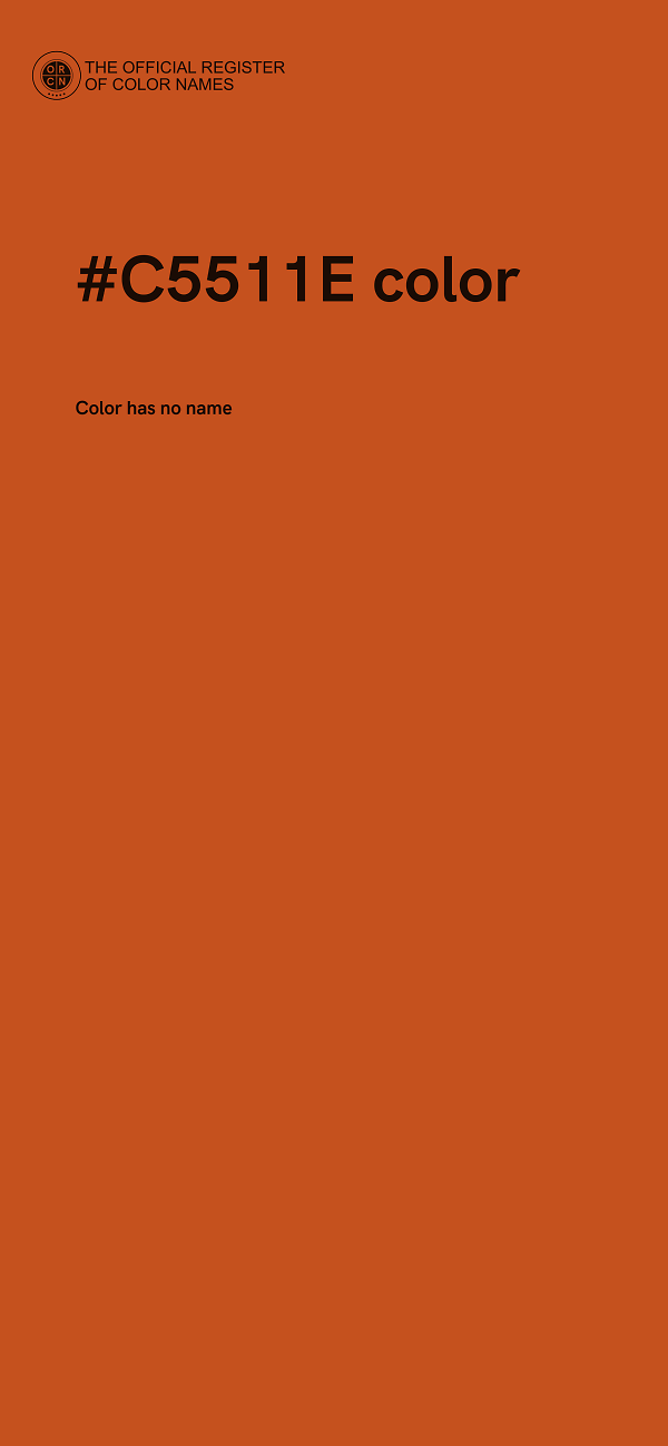 #C5511E color image