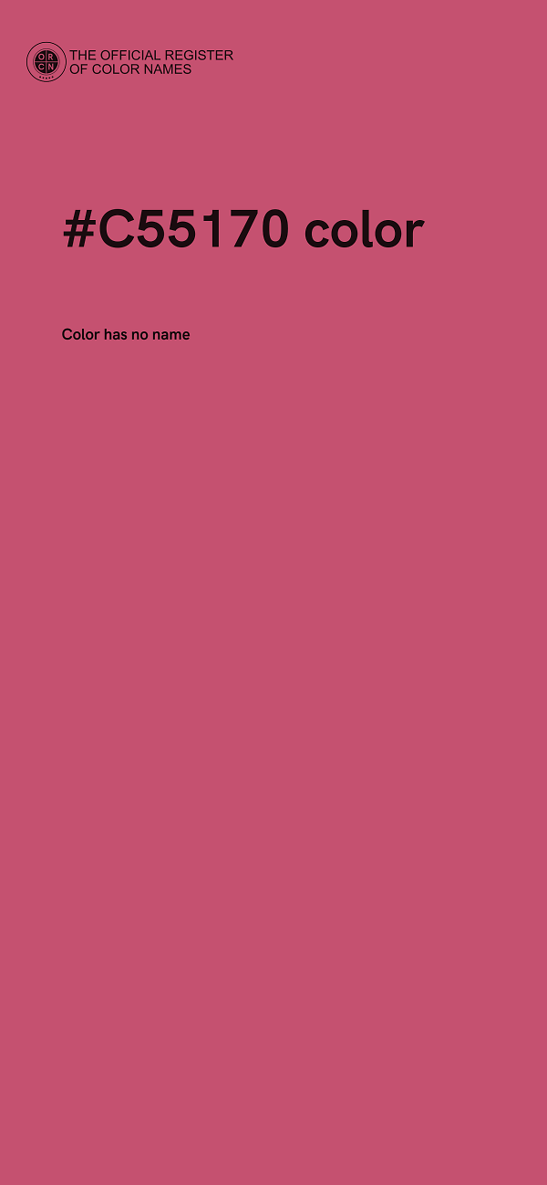 #C55170 color image