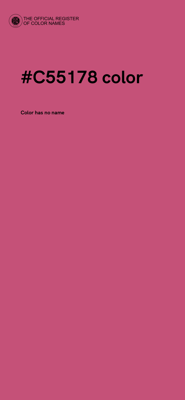 #C55178 color image