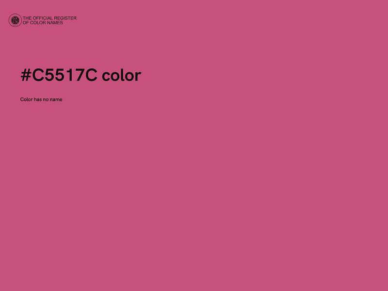 #C5517C color image