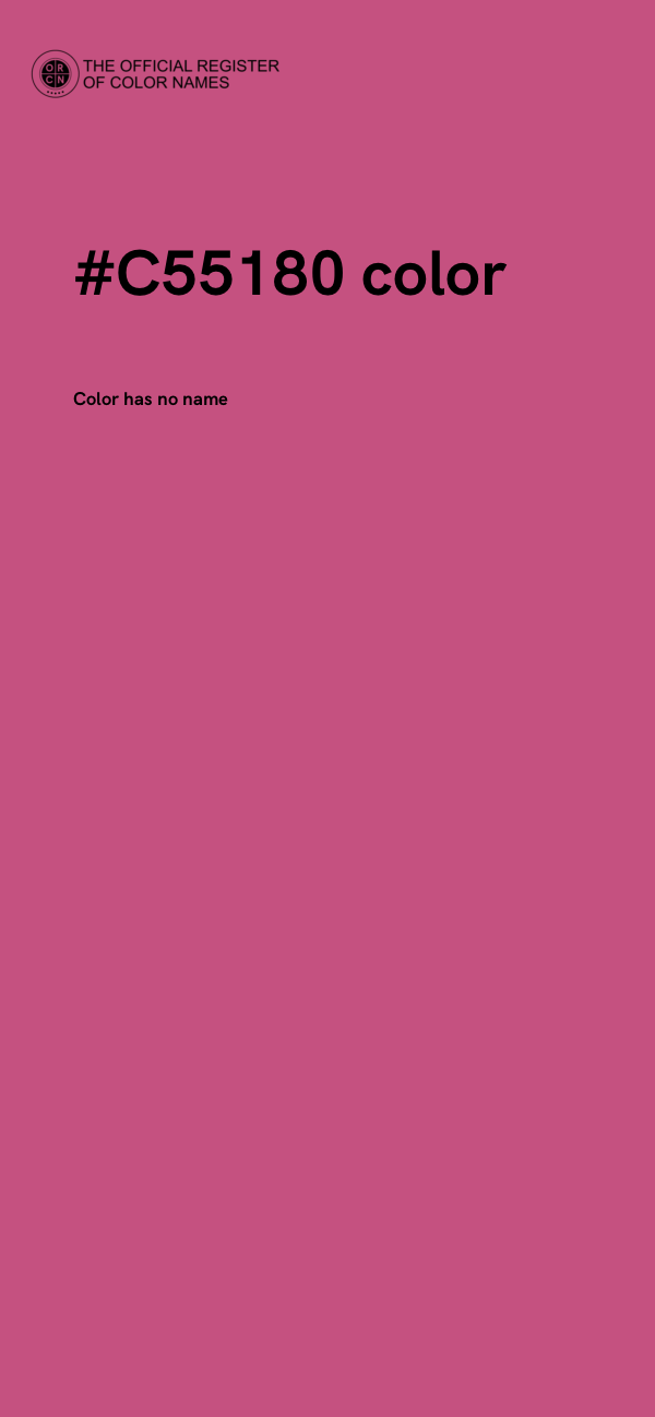 #C55180 color image