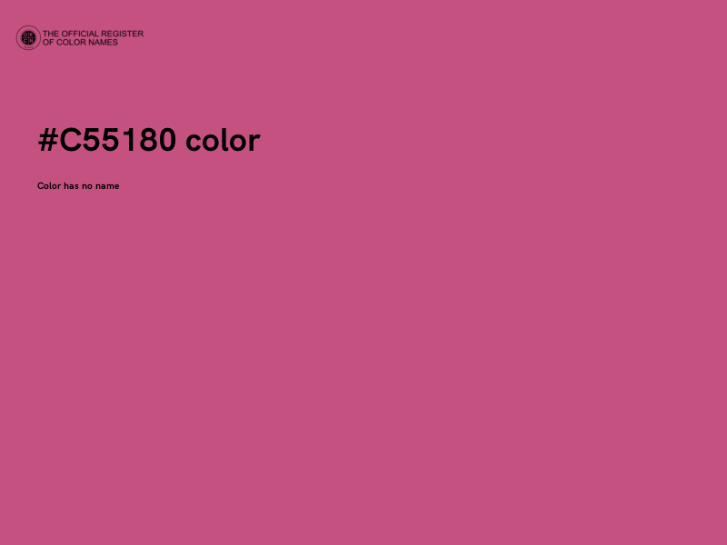 #C55180 color image