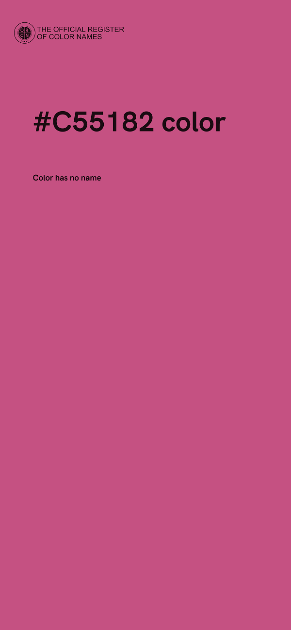 #C55182 color image