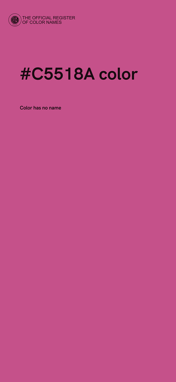 #C5518A color image