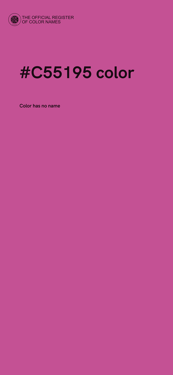 #C55195 color image