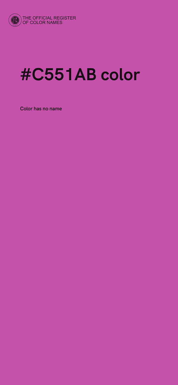 #C551AB color image