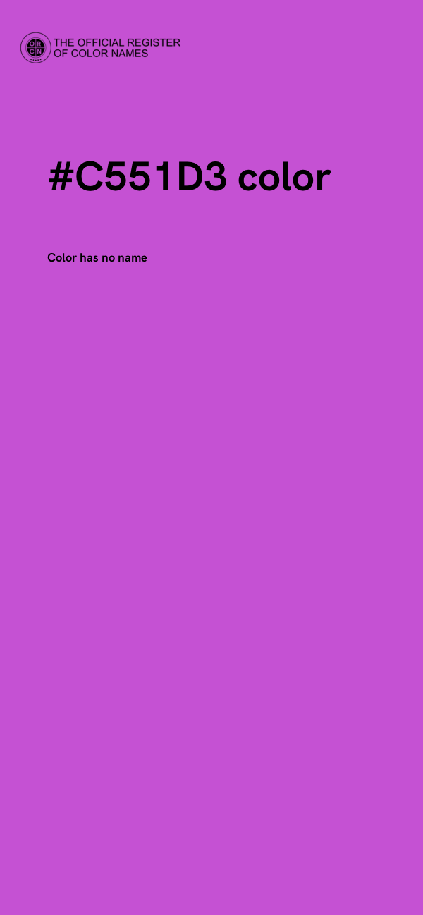 #C551D3 color image