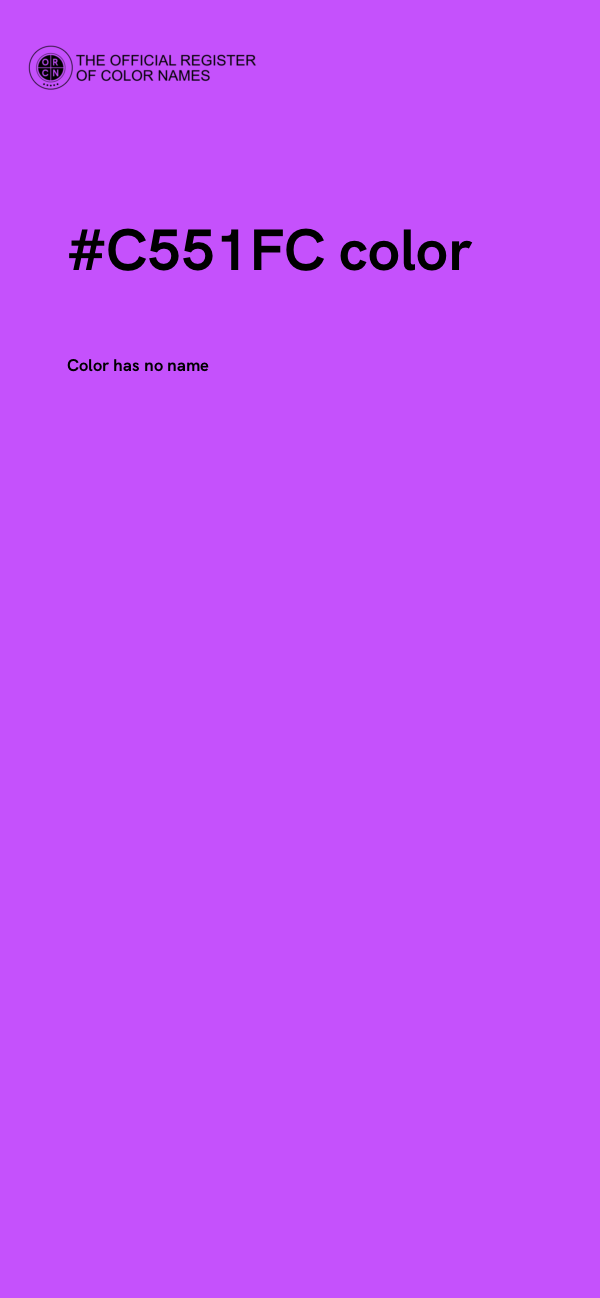 #C551FC color image