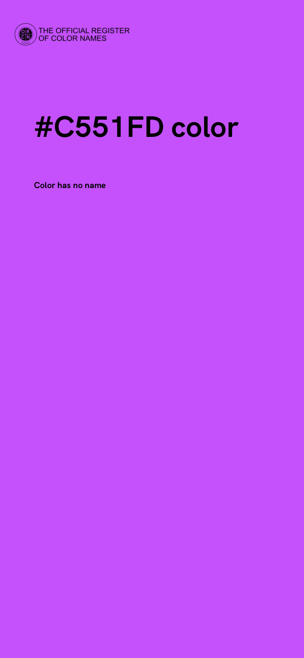 #C551FD color image