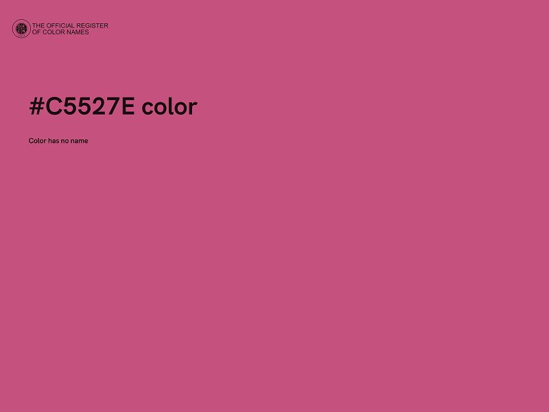 #C5527E color image