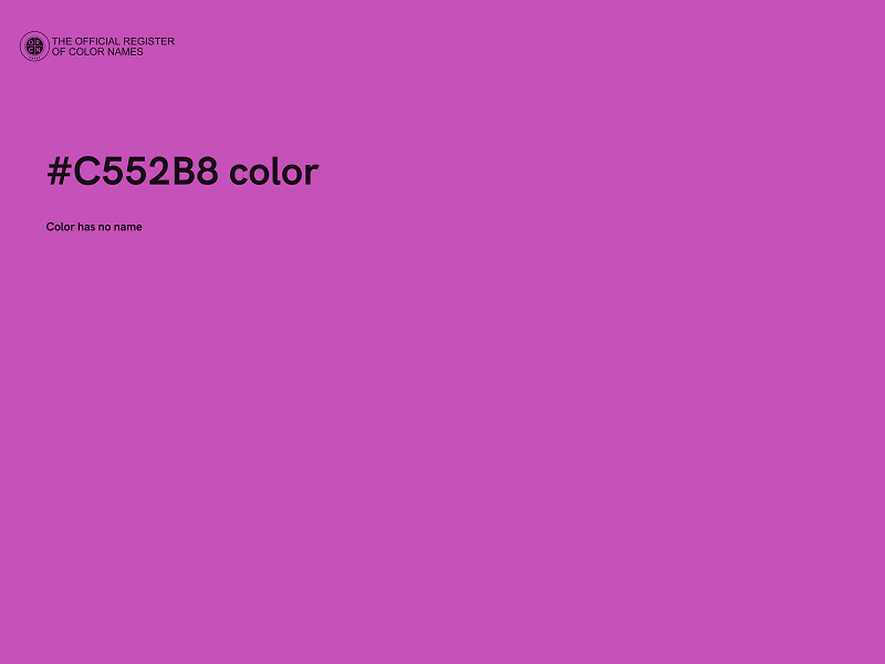 #C552B8 color image