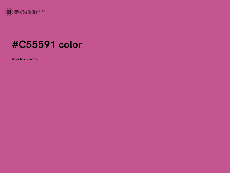 #C55591 color image