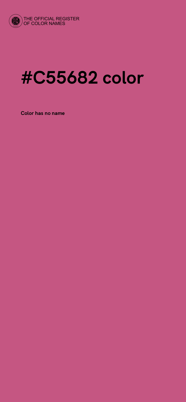 #C55682 color image