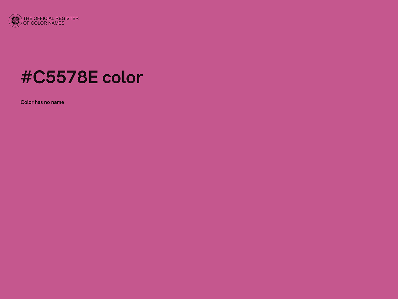 #C5578E color image