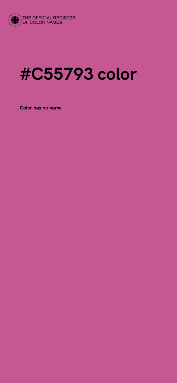 #C55793 color image