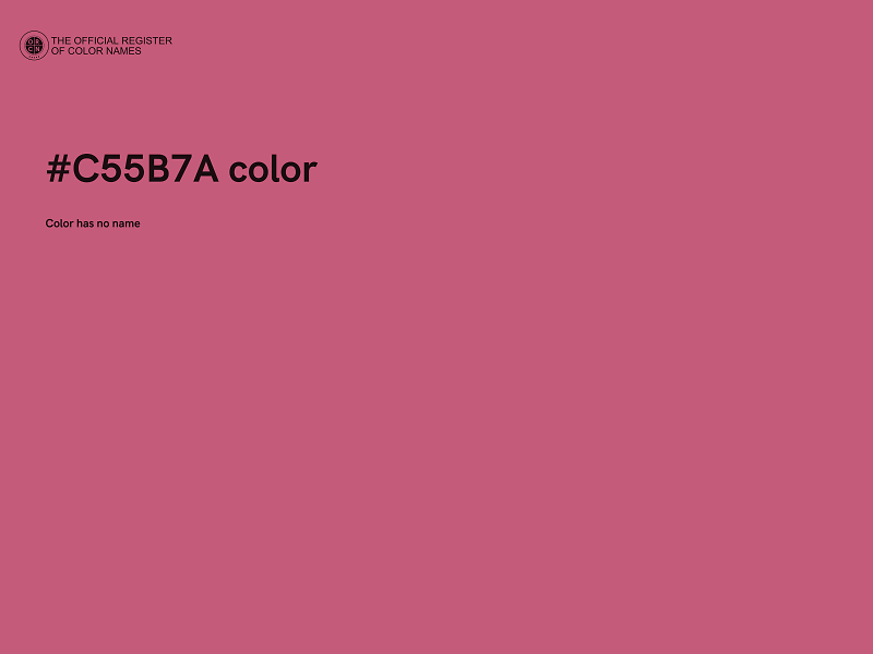 #C55B7A color image