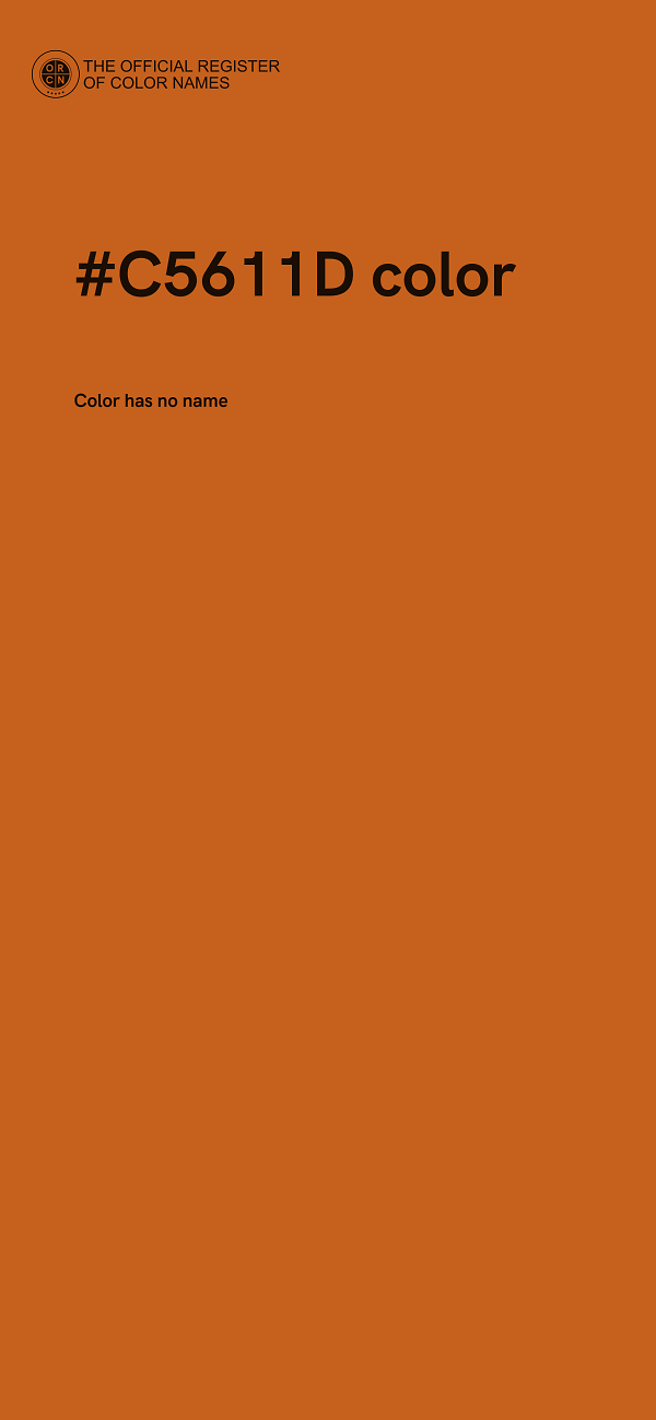 #C5611D color image