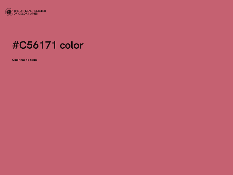 #C56171 color image