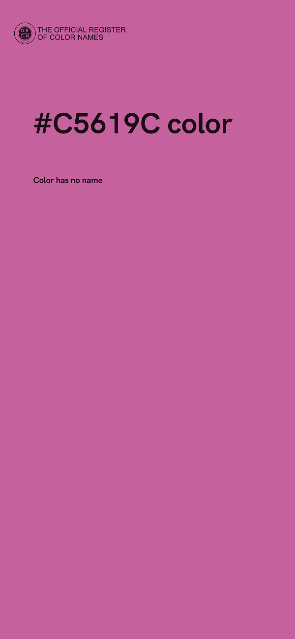 #C5619C color image