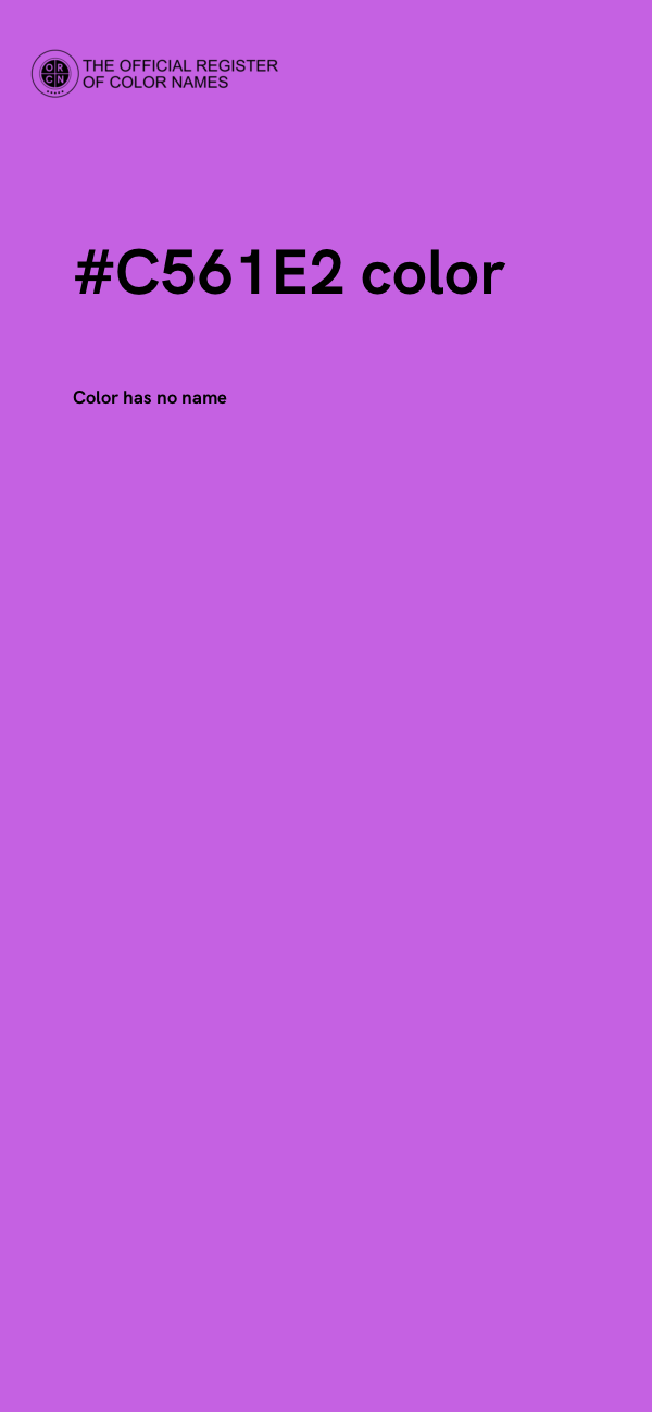 #C561E2 color image