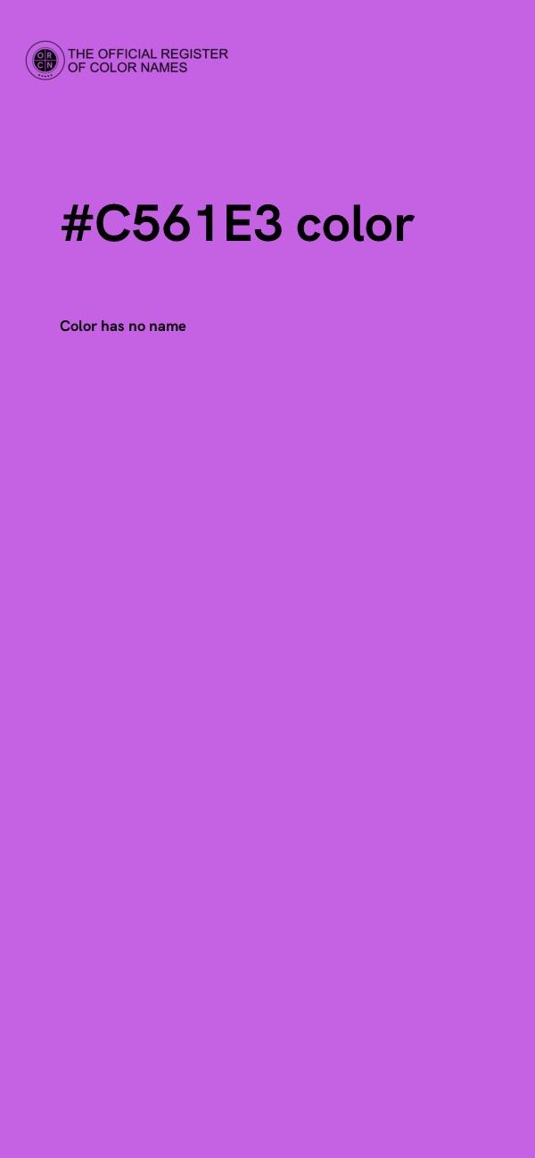 #C561E3 color image