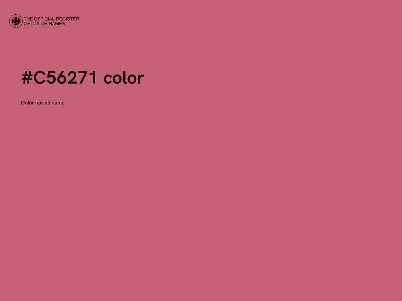 #C56271 color image