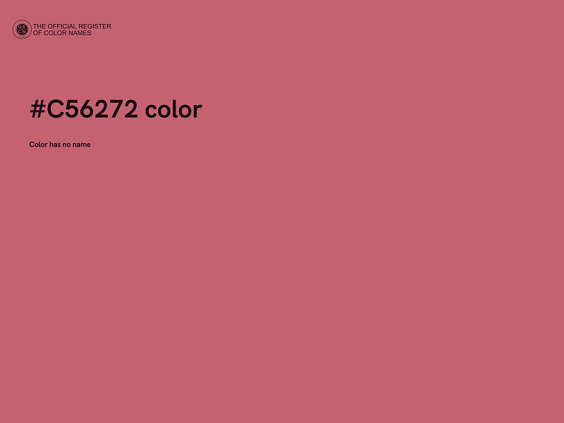 #C56272 color image