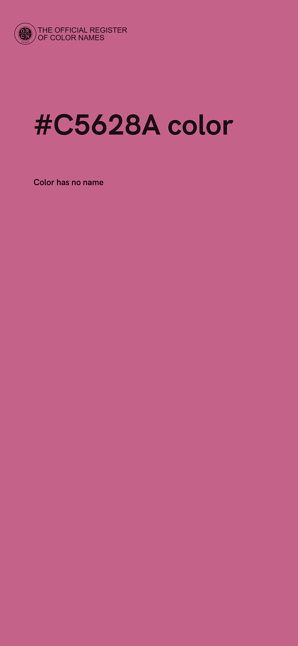 #C5628A color image