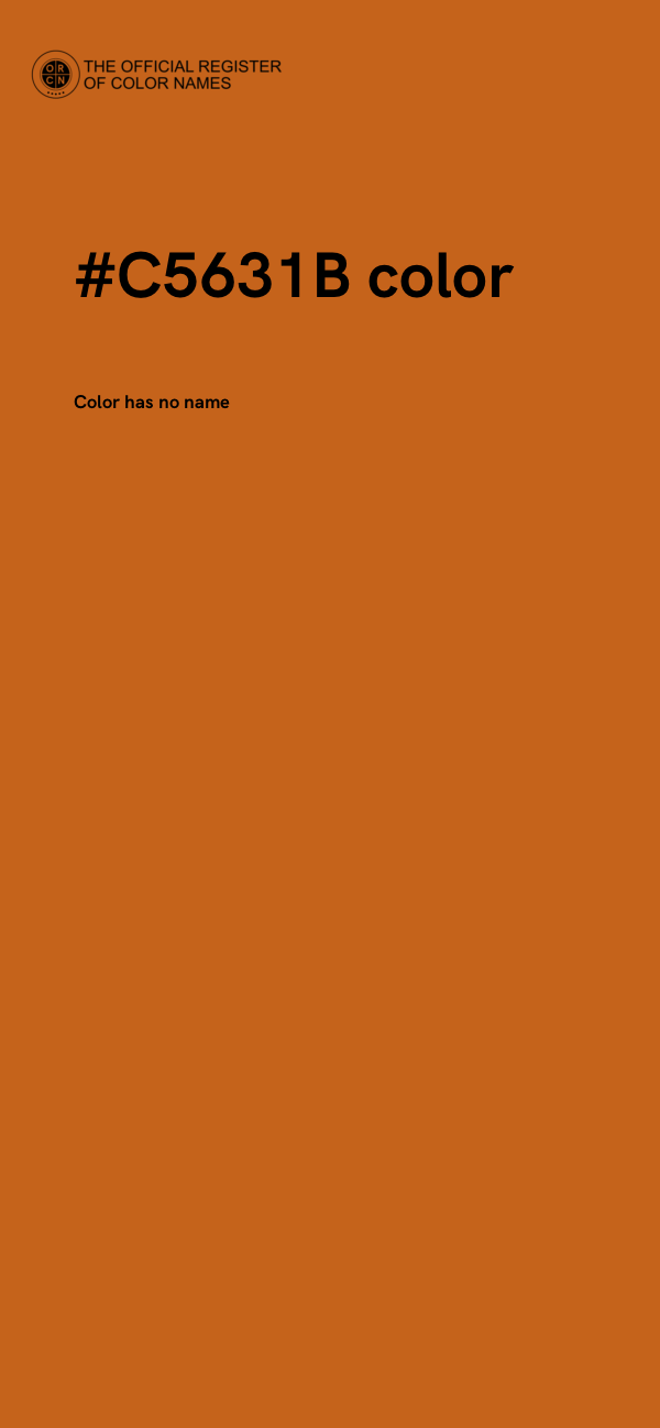 #C5631B color image
