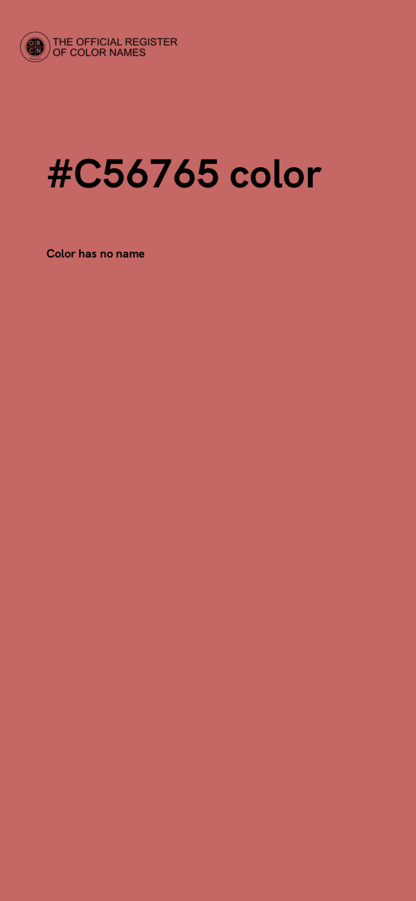 #C56765 color image