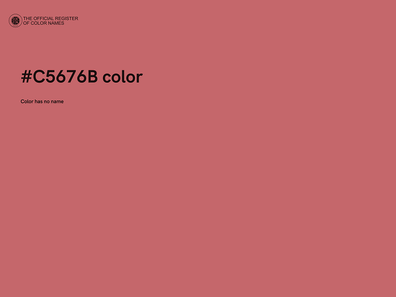 #C5676B color image