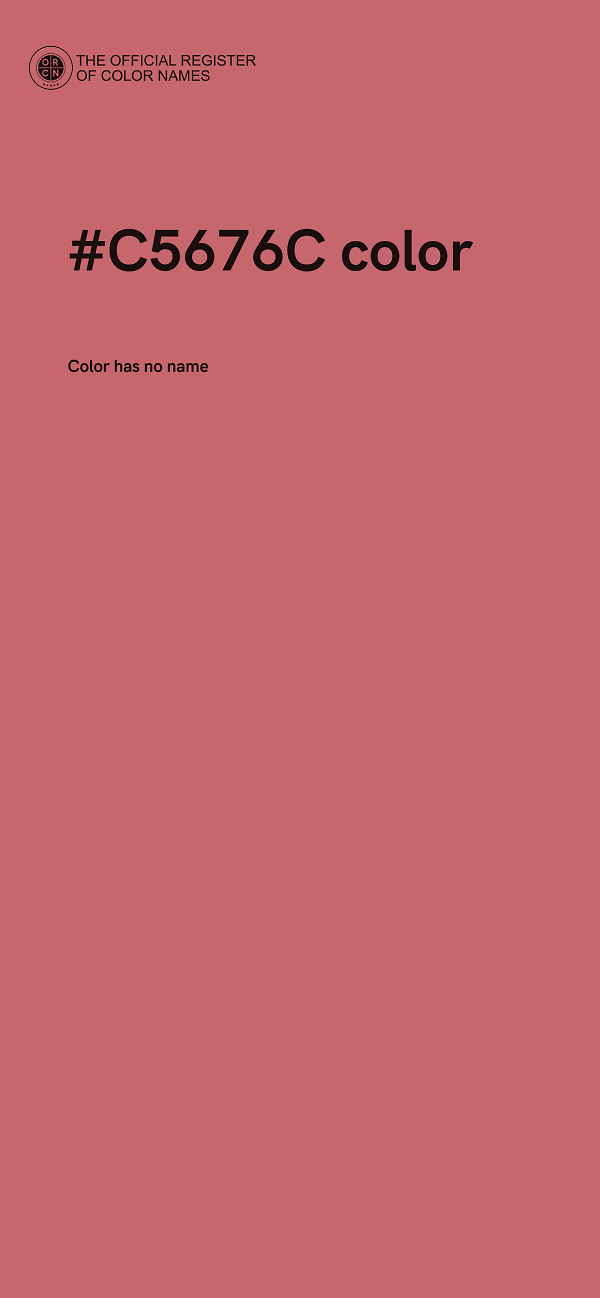 #C5676C color image