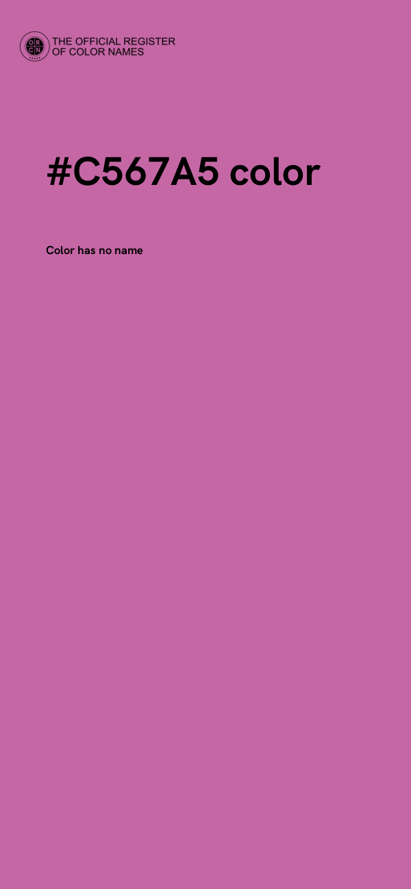 #C567A5 color image